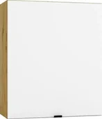 Szafki kuchenne - Szafka kuchenna wisząca GIANNA W60 P/L biała alaska/dąb artisan STOLKAR - miniaturka - grafika 1