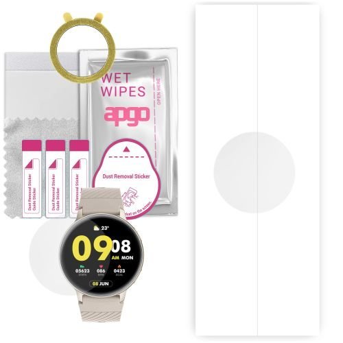 1x folia hydrożelowa ochronna do Tracer SMR2 - apgo Smartwatch Hydrogel Protection Ochrona na ekran smartwatcha