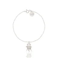 Bransoletki - Bransoletka srebrna ze znakiem zodiaku Bliźnięta - miniaturka - grafika 1