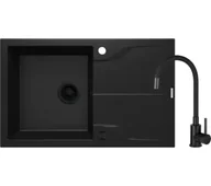 Zlewozmywaki z baterią - Deante Andante ZQNNN113 Nero + bateria Nero - miniaturka - grafika 1