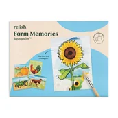 Zabawki sensoryczne - AQUAPAINT - GOSPODARSTWO, obrazki do malowania wodą, relish. - miniaturka - grafika 1