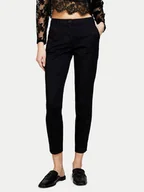 Spodnie damskie - Sisley Chinosy 4BYW55AH6 Czarny Regular Fit - miniaturka - grafika 1