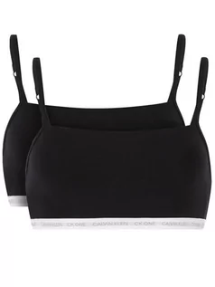 Biustonosze - Calvin Klein Underwear Komplet 2 biustonoszy topów 000QF6040E Czarny - grafika 1