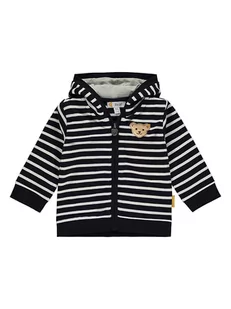 Steiff Bluza w kolorze granatowo-białym - Bluzy i sweterki niemowlęce - miniaturka - grafika 1