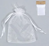 Akcesoria do pakowania - Woreczki organzowe białe 10x15cm - miniaturka - grafika 1