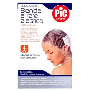 PIC Benda elastyczna siatka opatrunkowa na głowę i udo 3m x 1 szt - Apteczki i materiały opatrunkowe - miniaturka - grafika 1