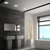 Oprawy, klosze i abażury - Briloner Spot LED 7605 IP44 3 szt. CTS nikiel matowy - miniaturka - grafika 1