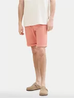 Spodenki męskie - Tom Tailor Szorty materiałowe 1040227 Różowy Slim Fit - miniaturka - grafika 1