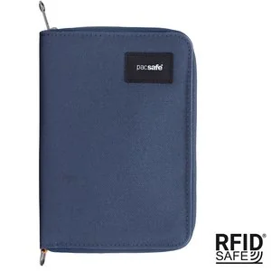 Portfel męski duży RFID Pacsafe - granatowy - Portfele - miniaturka - grafika 1