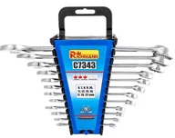 Klucze i nasadki - Corona Klucze Płasko- Oczkowe 12 Elem 6-22MM C7343 - miniaturka - grafika 1