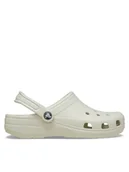 Buty dla dziewczynek - Crocs Klapki Classic Clog K 206991 Écru - miniaturka - grafika 1