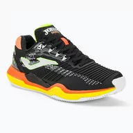 Buty sportowe męskie - Buty do tenisa męskie Joma Point P black/orange - miniaturka - grafika 1