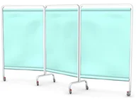 Meble i wyposażenie gabinetów medycznych - Ztm Tech-med PJ-03ST MAT parawan lekarski 170x210cm z ekranami zmywalnymi w ramie stalowej PJ-03ST 3x70 (MAT) (PJ3-03-ST(ZP_)-70) - miniaturka - grafika 1