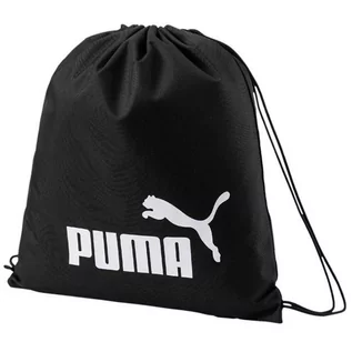 Plecaki worki - Puma, Worek, Phase Gym Sack 074943 01, czarny - grafika 1