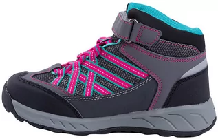 Buty dla dziewczynek - Regatta Buty trekkingowe w kolorze szaro-różowym - grafika 1