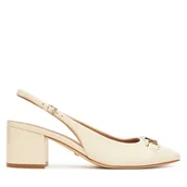 Sandały damskie - Sandały Guess FLTCL2 PAF05 Beżowy - miniaturka - grafika 1