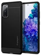 Etui i futerały do telefonów - Spigen Rugged Armor do Samsung Galaxy S20 FE Czarny - miniaturka - grafika 1