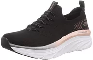 Trampki damskie - Skechers Damskie trampki D'LUX Walker, czarne, 2 UK - miniaturka - grafika 1