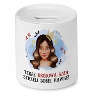 Kubki - Złoty Kubek Premium Dla Skarbnika Prezent z Nadrukiem ze Zdjęciem + Opakowanie na prezent (wzór 02) - miniaturka - grafika 1