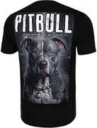 Koszulki sportowe męskie - Pit Bull T-shirt Koszulka Street King Black - miniaturka - grafika 1