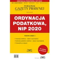 Ordynacja podatkowa NIP 2020 Praca zbiorowa - Prawo - miniaturka - grafika 1