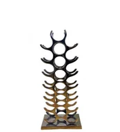 Stojaki na wino - Stojak Na Wino, metal, 153306 - miniaturka - grafika 1