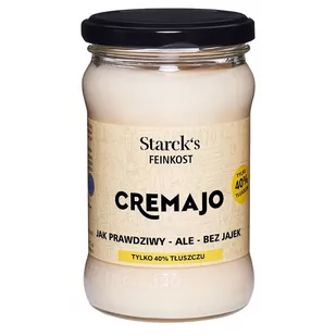 Cremajo Majonez wegański Cremajo 40% tłuszczu 250g 25702-uniw - Majonezy i dressingi - miniaturka - grafika 1