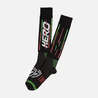 Skarpety termoaktywne - Męskie Skarpety wysokie ROSSIGNOL L3 HERO SOCKS RLLMX01_200 – Czarny - miniaturka - grafika 1