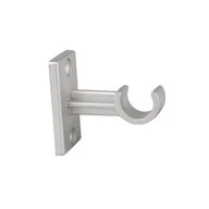 Karnisze - Wieszaki samoprzylepne do karniszy Cafe srebrny mat Bojanek - miniaturka - grafika 1