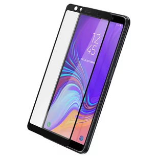 Zabezpieczenie ekranu do Samsunga Galaxy A7 2018, szkło hartowane z czarnymi krawędziami - Szkła hartowane na telefon - miniaturka - grafika 1