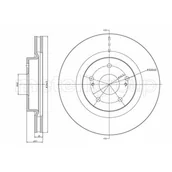 Szczęki hamulcowe - METELLI Tarcza hamulcowa 23-0966C - miniaturka - grafika 1