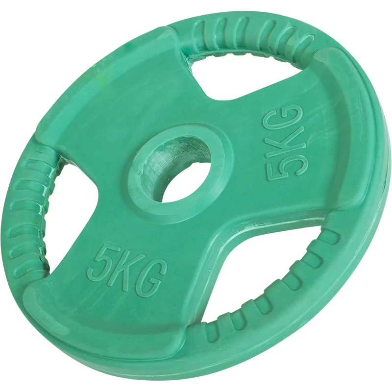 Gorilla Sports 5 kg Obciążenie Gumowane grip 31mm kolor (100613-00009-0010)