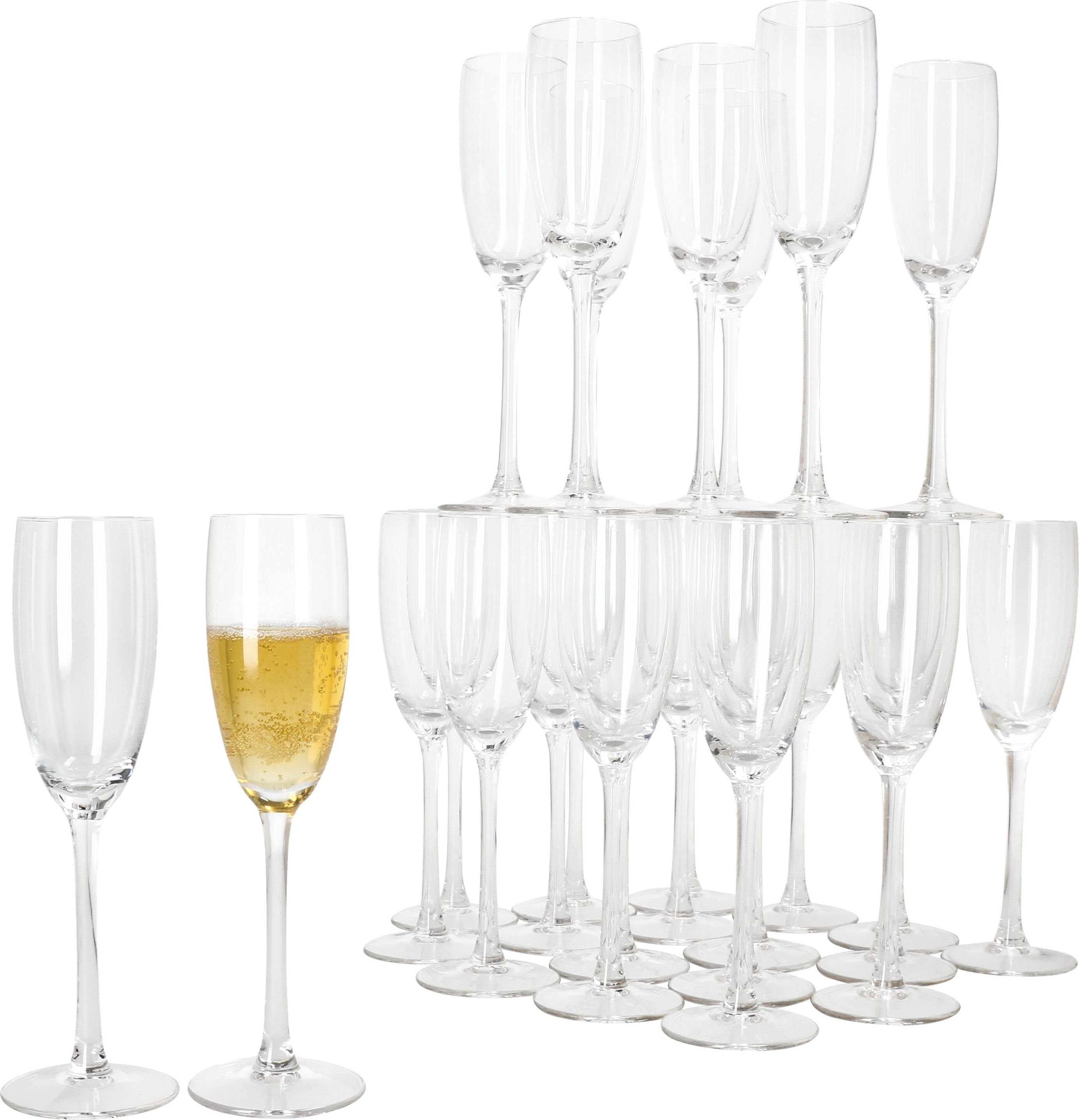 25x Grande Royal kieliszki do szampana 120ml kieliszek do szampana przezroczysty flet do szampana Prosecco Party