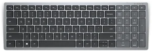DELL KB740 klawiatura Biuro RF Wireless + Bluetooth QWERTY Amerykański międzynarodowy Szary, Czarny KB740-GY-R-INT - Klawiatury - miniaturka - grafika 1