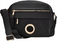 Torebki damskie - Monnari Torba Damska Pakowna Torebka Duża Listonoszka Z Kieszonkami Czarna - miniaturka - grafika 1