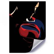 Plakaty - Plakat FEEBY Człowiek ze stali superman, 50x70 cm - miniaturka - grafika 1