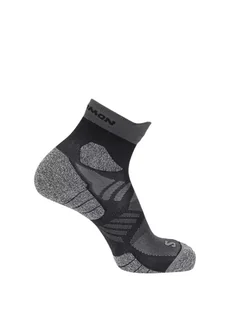 Skarpety biegowe Salomon Aero Ankle - black/castelrock - Skarpetki i podkolanówki sportowe - miniaturka - grafika 1
