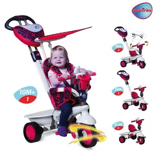 Smart Trike Dream Touch Steering 4w1, czerwony - Rowerki trójkołowe - miniaturka - grafika 1