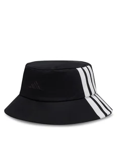adidas Kapelusz 3-Stripes JE5660 Czarny - Czapki męskie - miniaturka - grafika 1