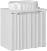 Meble łazienkowe - Zestaw meblowy 60cm z umywalką nablatową - miniaturka - grafika 1