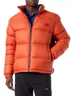 HUGO Męska kurtka puchowa, Dark Orange801, XL - Kurtki męskie - miniaturka - grafika 1