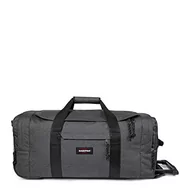 Torby podróżne - Eastpak Leatherface M torba podróżna, szary (Black Denim) (szary) - 5415280718876 - miniaturka - grafika 1