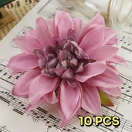 Sztuczne kwiaty - TEMU 10 szt. Sztuczne Kwiaty Chryzantemy - Realistyczna Tkanina Poliestrowa do Dekoracji Domu, na Dzień Dziękczynienia i Świąteczne Aranżacje, Bez - miniaturka - grafika 1