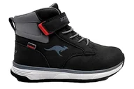 Śniegowce damskie - KangaROOS K-WB Couver śniegowce, Jet Black/Steel Grey, 33 EU, Jet Black Steel Grey, 33 EU - miniaturka - grafika 1