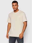 Koszulki męskie - Jones Jack T-Shirt Comfortphoto 12205952 Beżowy Relaxed Fit - miniaturka - grafika 1