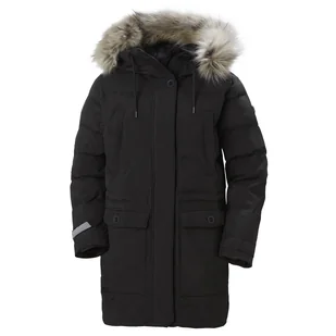 Damski Płaszcz ocieplany HELLY HANSEN W REGINA 53500_990 – Czarny - Płaszcze damskie - miniaturka - grafika 1