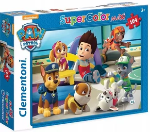 Clementoni 23970 - Paw Patrol Maxi Puzzle, 104 części - Puzzle - miniaturka - grafika 2