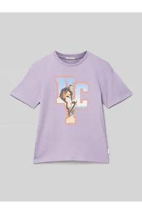 T-shirt z nadrukowanym motywem - Tom Tailor - Koszulki i topy damskie - miniaturka - grafika 1