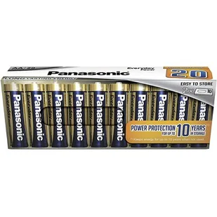 Panasonic Baterie AA LR6 Everyday Power 20 szt.) LR6EPS 20CBE - Baterie i akcesoria - miniaturka - grafika 1