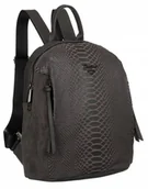 Plecaki - Plecak damski ze wzorem imitującym skórę krokodyla  David Jones - miniaturka - grafika 1